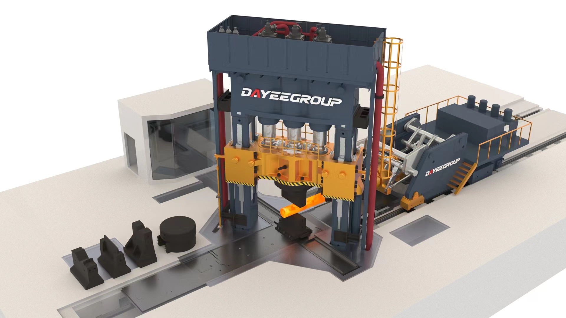 high speed open die forging press