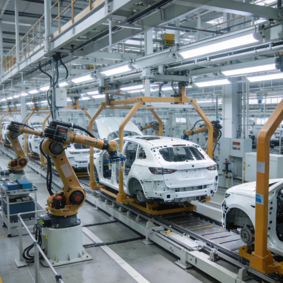 Automobiles and Commercial Vehicles use hydraulic press